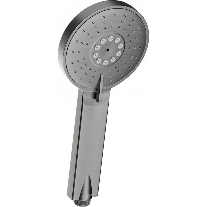 Mexen R-40 3-функционална душ слушалка, графит - 79540-66