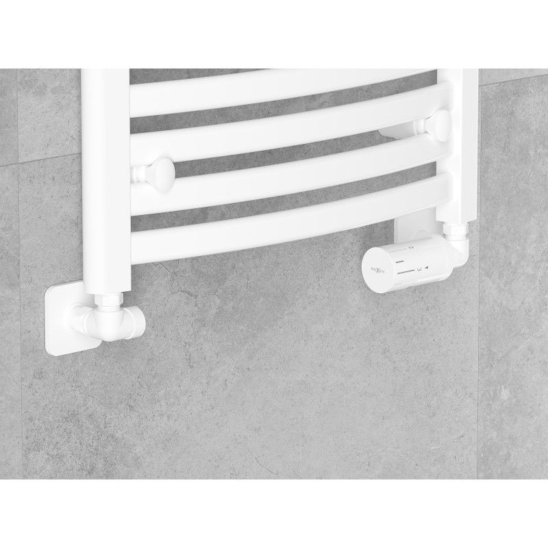 Mexen G05 термостатичен комплект осев с декоративни капачки S, бял - W903-958-909-20