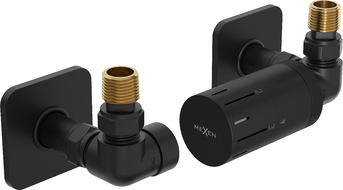 Mexen G05 термостатичен осев комплект с маскировка S, черен - W903-958-909-70