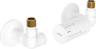 Mexen G05 аксиален термостатичен комплект с капак R, бял - W903-958-904-20