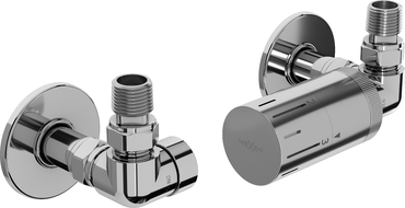 Mexen G05 комплект термостатичен осев с капак R, хром - W903-958-904-01