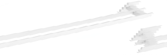 Mexen Arno двойна стойка за кърпи, бяла - 7020725-20