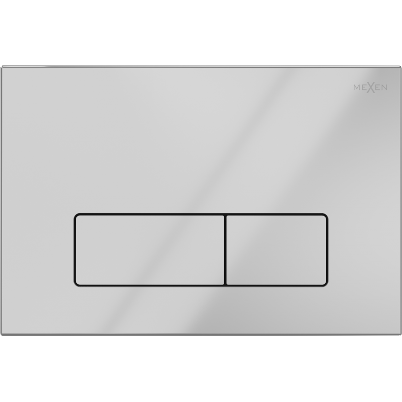 Mexen Fenix 13 бутон за изплакване Slim, лъскав хром - 601301