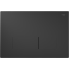Mexen Fenix 13 бутон за промиване Slim, черен мат - 601303