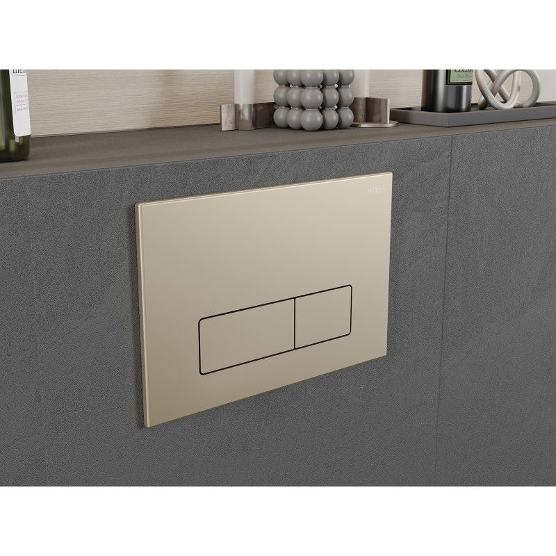 Mexen Fenix 13 бутон за промиване Slim, шампанско злато - 601304