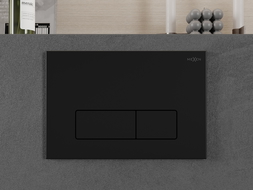 Mexen Fenix 13 бутон за промивка Slim, черен матов - 601303