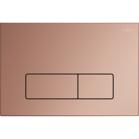 Mexen Fenix 13 бутон за промиване Slim, розово злато - 601305