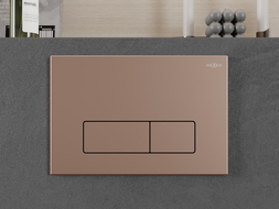 Mexen Fenix 13 бутон за промиване Slim, розово злато - 601305