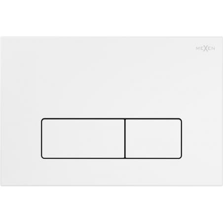 Mexen Fenix 13 бутон за промиване Slim, бял мат - 601320