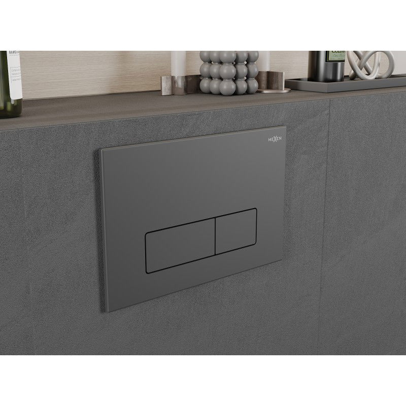 Mexen Fenix 13 бутон за измиване Slim, gun gray - 601366