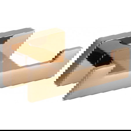 Mexen Arno двойна кука за кърпи, розово злато - 7020735-60