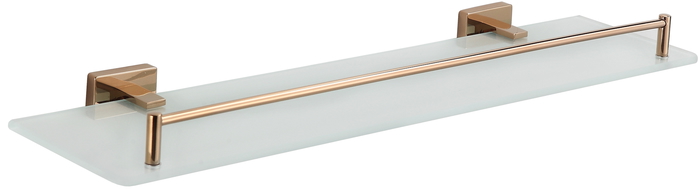 Mexen Arno висящ рафт от стъкло, розово злато - 7020737-60