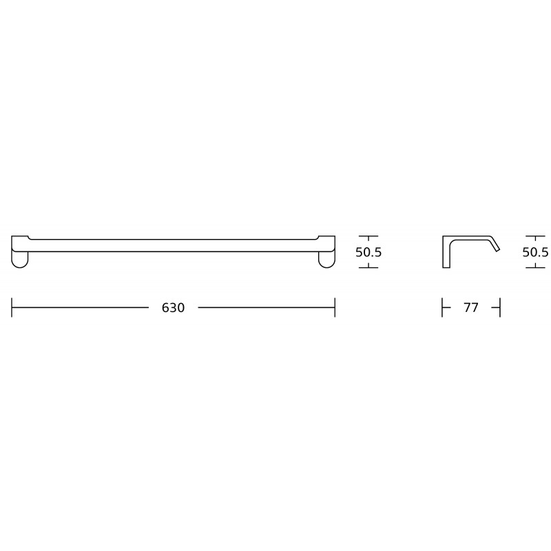 Mexen Lea закачалка за кърпи, черен - 7026024-70