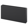 Mexen Flat CCF33 панелен радиатор 600 x 1800 mm, долно централно свързване, 3961 W, антрацит - W6C33F-060-180-66