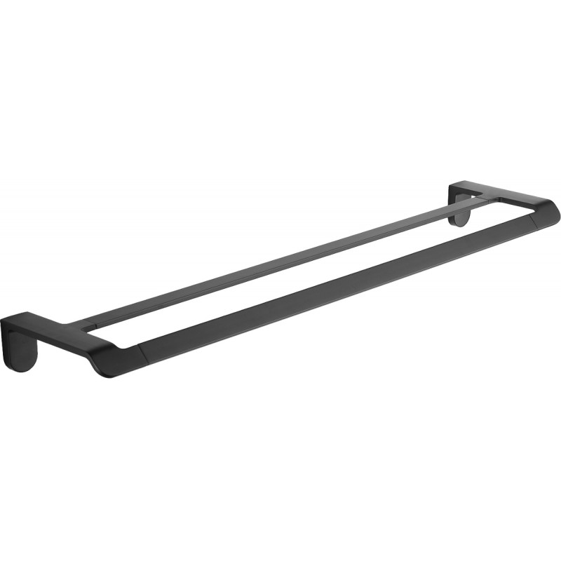 Mexen Lea двоен закачалка за кърпи, черен - 7026025-70