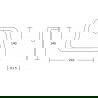 Mexen Lea кран за кърпи, златен - 7026032-50
