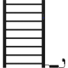 Mexen Oso електрически двоен радиатор 910 х 500 мм, 200 W, черен - W304-0910-500-00-70