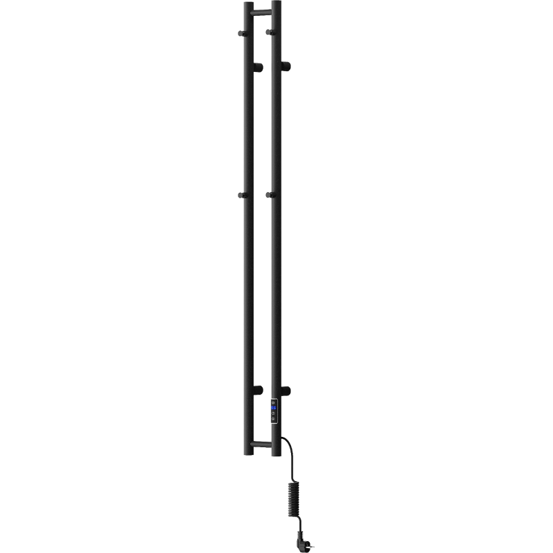 Mexen Pino електрически радиатор със закачалки за кърпи 1405 x 137 mm, 150 W, черен - W301-1405-137-00-70