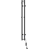 Mexen Pino електрически радиатор със закачалки за кърпи 1405 x 137 mm, 150 W, черен - W301-1405-137-00-70