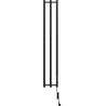 Mexen Pino електрически нагревател с закачалки за кърпи 1405 x 242 mm, 200 W, черен - W301-1405-242-00-70