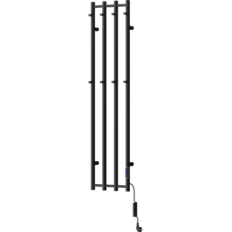 Mexen Pino електрически радиатор с поставки за кърпи 1405 x 347 mm, 250 W, черен - W301-1405-347-00-70