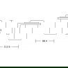 Mexen Lea стойка за четки за зъби, златисто - 7026038-50