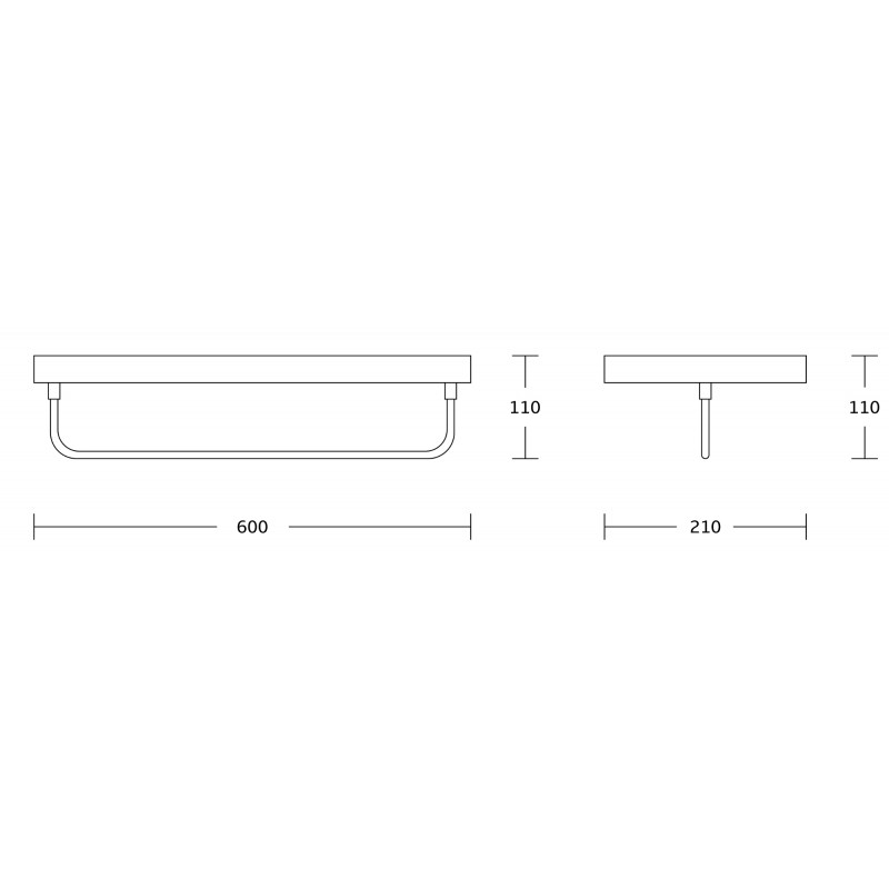 Mexen Pavo златна поставка за кърпи - 7030420-50