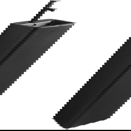 Mexen Otra самостоятелна мивка 40 х 40 см, черен мат - 26034070