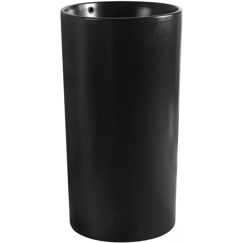 Mexen Nerda свободно стояща мивка 46 x 46 cm, черен мат - 26084670