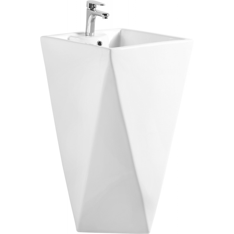 Mexen Ida самостоятелна мивка 47 x 47 см, бяла - 26114600