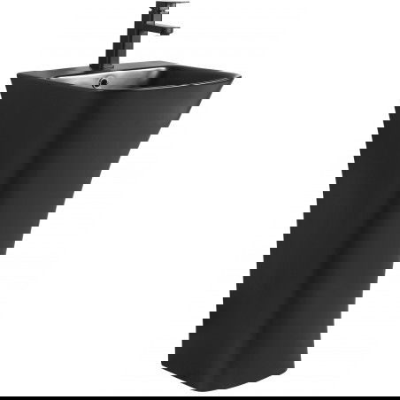 Mexen Nel Свободностояща мивка 45 x 44 см, черен мат - 26134570