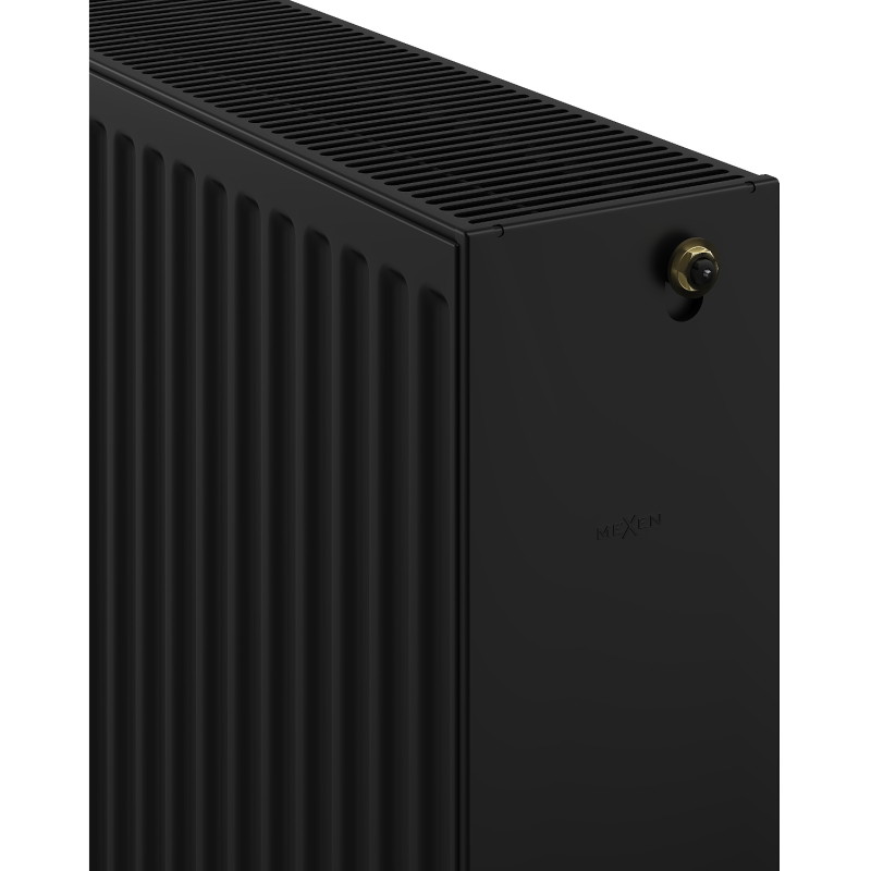 Mexen CC33 панелен радиатор 300 x 2400 мм, долно средно свързване, 3202 W, черен