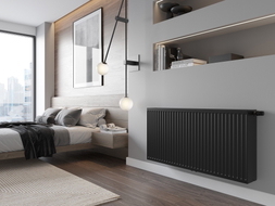 Mexen CC33 панелен радиатор 300 x 2400 мм, долно средно свързване, 3202 W, черен