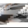 Mexen CC33 плочест радиатор 400 x 1600 mm, долно централно свързване, 2702 W, черен - W6C33-040-160-70