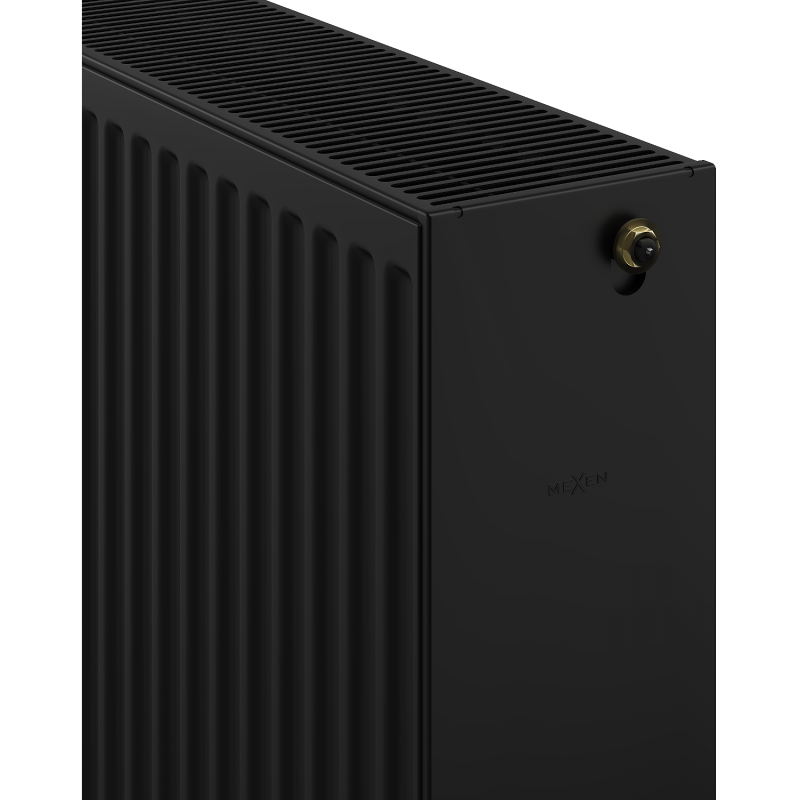 Mexen CC33 плочков радиатор 600 x 1300 мм, долно централно свързване, 3035 W, черен - W6C33-060-130-70