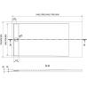 Mexen Amon правоъгълен душ кабина SMC 150 x 70 см, бял - 4F107015