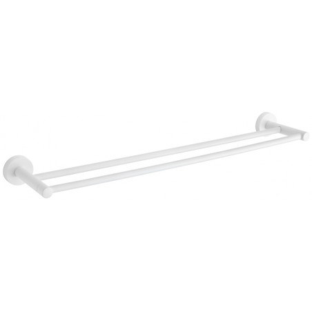 Mexen Remo двоен закачалка за кърпи, бял - 7050725-20