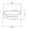 Mexen Remo сапунерка, розово злато - 7050739-60