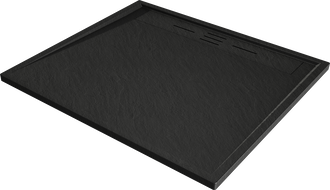 Mexen Amon правоъгълна душ кабина SMC 100 x 90 см, черна - 4F709010