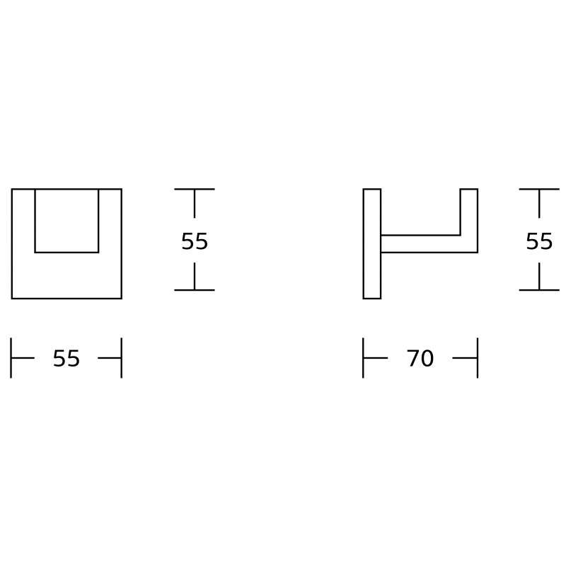 Mexen Vox кука за кърпа, хром - 707035-00