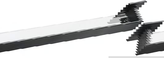 Mexen Vox черен стъклен рафт за стена - 707037-70