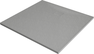 Mexen Bert квадратен поддушник SMC 90 x 90 см, сив - 4K619090