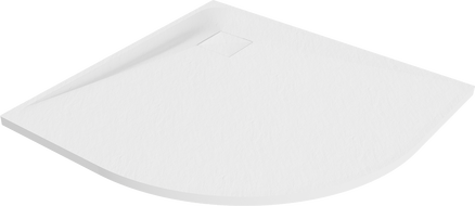 Mexen Bert полукръгъл душ корито SMC 80 x 80 cm, бял - 4KR108080