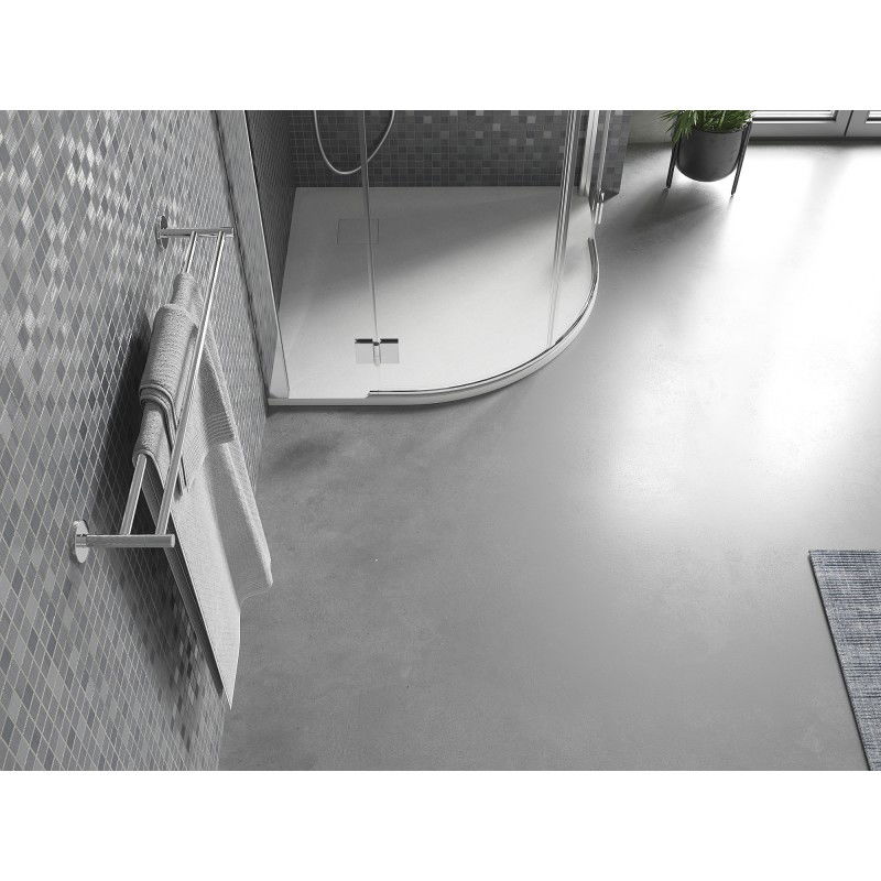 Mexen Bert полукръгъл душ корито SMC 80 x 80 cm, бял - 4KR108080