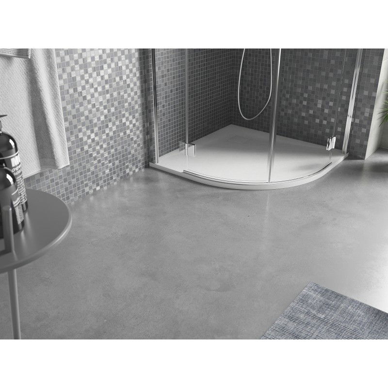 Mexen Bert полукръгъл душ корито SMC 80 x 80 cm, бял - 4KR108080