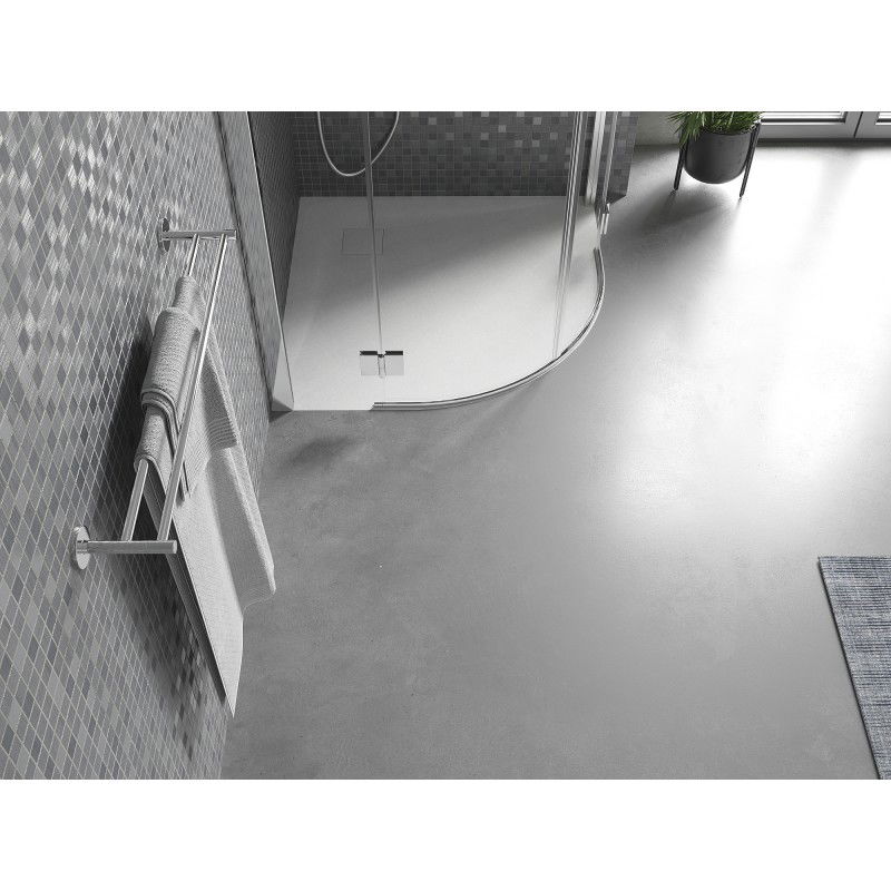 Mexen Bert полукръгъл душ корито SMC 80 x 80 cm, бял - 4KR108080