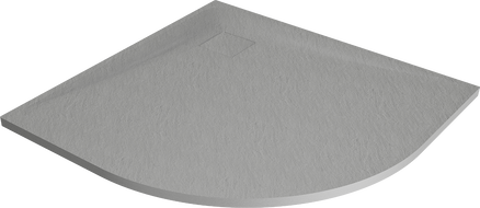 Mexen Bert полукръгъл поддушов парапет SMC 80 x 80 cm, сив - 4KR618080