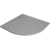 Mexen Bert душка полукръгла SMC 90 x 90 см, сива - 4KR619090
