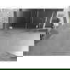Mexen Bert душка полукръгла SMC 90 x 90 см, сива - 4KR619090