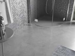 Mexen Bert полукръгъл SMC поддушов корит 90 x 90 см, сив - 4KR619090